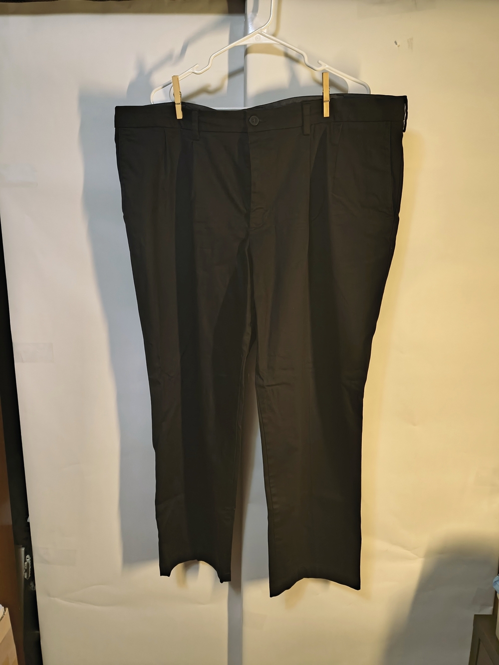 Dockers Black Flex Comfort Pants Men’s 44x30 Stretch Casual Chino